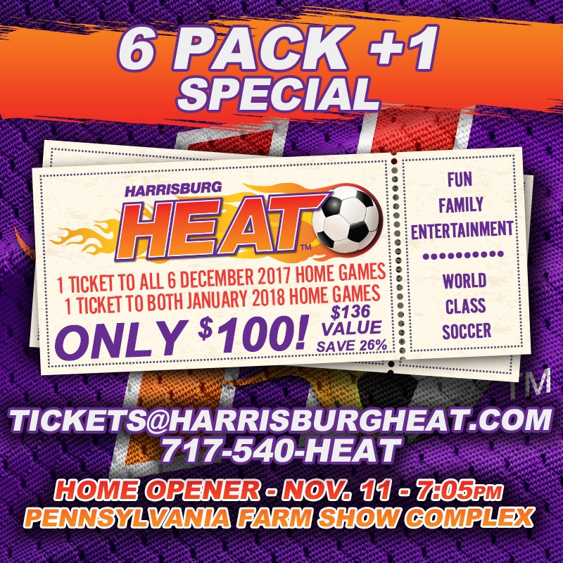 Season Tickets Harrisburg Heat