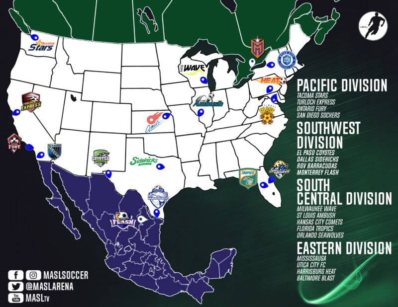 MASL Announces Conference And Division Alignments For 2018-2019 ...